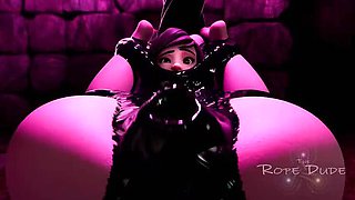 Mei's Final Corruption Part 3 - Hogtied Hentai 3D Sex with Rope and Goo by TheRopeDude