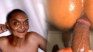 I Fucked My Granny in the Ass so Hard, She Creampied All Over My Dick