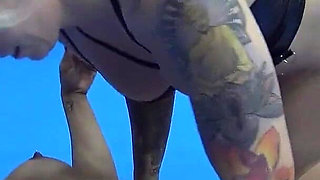 Two Busty MILF's Wrestling for the Belly Button