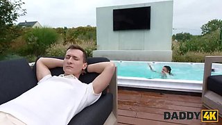 Teen Chloe Heart Cheats on BF with Hot Stepdad - Hardcore Fuck