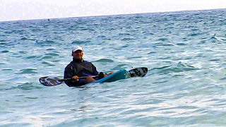Hot brunette ass fucked on the beach