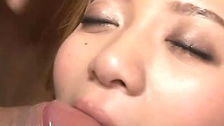 JAV Gangbang Fucking a Sexy Japanese MILF with a Lot of Creampie