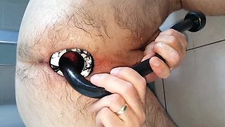 30 inch anal dildo insertion