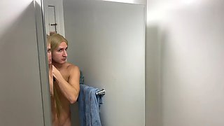 Crossdresser Fixing Messy Wig