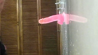 My big pink dildo