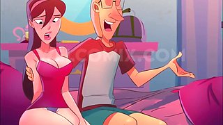 Redhead animation beauty finds new excitement after being stood up