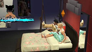 Sims 4 - Wicked mod Playing around and having fun with one of my neighbors