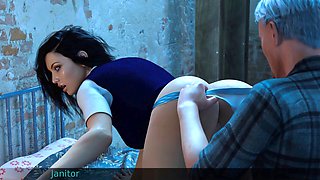 Intense hardcore pussy eating in a vibrant 3D animation