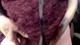 Peach Panties Cameltoe Under Sexy Lace Skirt