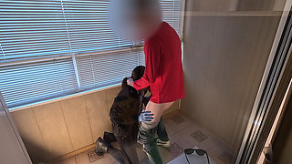 This bitch from the airport security was fucking around a lot, so I fucked her in mouth and pussy, rough and hardcore