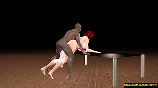 Black Widow Needs Dick Fury Doggy Love