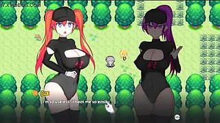 Hot Pokemon Hentai Game: Small Tits Naked Girl Sex Fight Training Ep.5