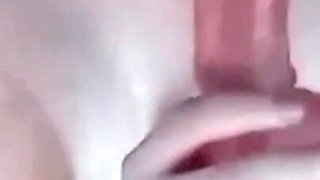 Homemade Striptease with Undressing and Masturbation of a Tight Pink Pussy