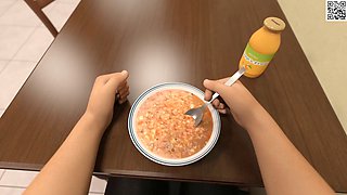 Stepfamily spy game featuring stepdaughters in a wild porn adventure