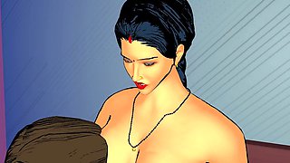 Horny cartoon MILF incredible porn scene