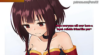 Megumin kindly asks you to charge her magic (Softdom JOI)