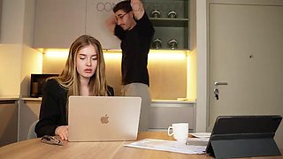 Big Tit Secretary Failed at Her Job