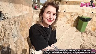 German user tows tourist from the beach and fucks her