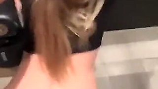 Lucky Nerd Creampies Cute E-girl in Comic Con Bathroom