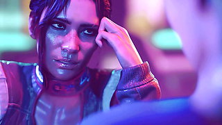 Cyberpunk 2077 - Panam Palmer Gives Handjob For Cum (Animation with Sound)