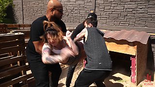 El Rancho Slut Fuck: Vanessa Vega's Holes Slaughtered By Cock - Kink