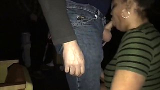 Girl Gangbanged in Adult Theater