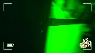 Female Ghostface with Big Black Tits Breaks in to Fuck White Guys Huge Thick Dick VS World Biggest Cock