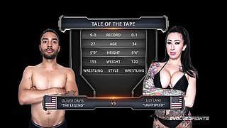 Busty Lily Lane Naked Wrestling Oliver Davis Then Sucking And Taking His Hard Cock