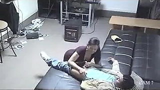 Husband hid hidden cameras in the house to film his wife fucking