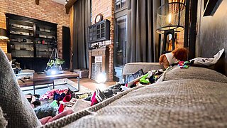 Hd smut with dainty Casting Curvy from No Panties TV