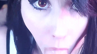 Tifa Lockhart Gives Deepthroat, Huge Tits Titjob and Makes Cloud Cum with Oiled Thighjob