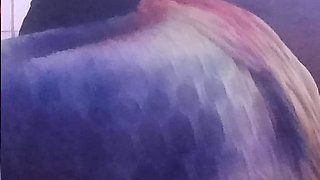 My Step Mother Asks Me for a Massage on Her Big Ass and I Can’t Resist, Spilling All My Semen Over Her Big Black Ass.