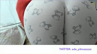 I Masturbated in Pajamas- Doggy in Pajamas- Big Ass- Turkish MILF Porn- Turkish Disclosure- Disclosure