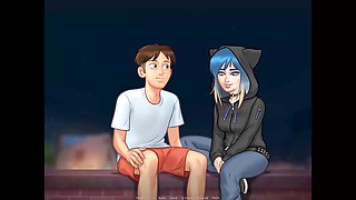 Summertime Saga: bisex doll in episode of animated fun