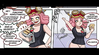 Hatsume Ties Midoriya to the Bed and Then Rides His Cock Until He Ends Up Inside It