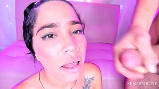 Shameless whore breathtaking blowjob scene