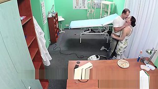 Real spycam sex from european hospital office