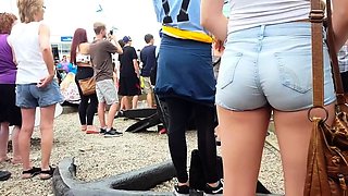 Candid teen