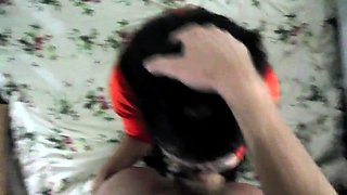 Hot Brunette Girlfriend POV Blowjob