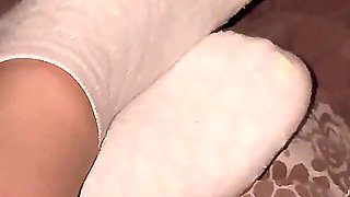 Amateur Handjob Nice Feet Close up