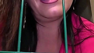 Spit & Domination in the Cage - Red Lingerie, Belt Play & Dirty POV Control 328