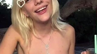 Kenna James - Nude Pool Live Stream Fingering