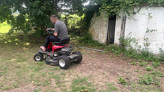 Yanick Shaft Plays Gardener for Marie Lumacarie