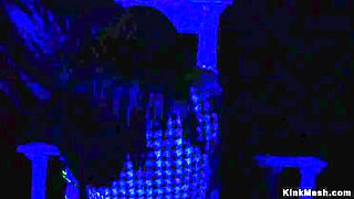 Brunette Babe Gets Wild with Fucking Machine in Halloween House - Hardcore Squirting & Dildo Fun
