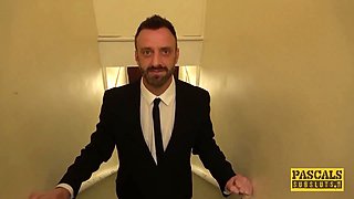 Fatty uk submissive disciplined in cruel xxx game