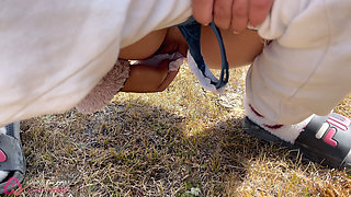 A compilation of public pissing and creampies in nature! Road trip! POV!