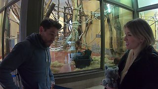 Blonde teen Melody Marks enjoys intense pov action with Matt Bird