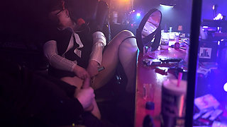 Late Night Game Ends in a Creampie and Some Mutual Masturbation