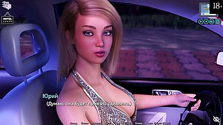 Tempting redhead in high heels with a sultry blonde