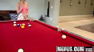 Mofos - real tramp fest - 2 babes have fun strip pool starring
